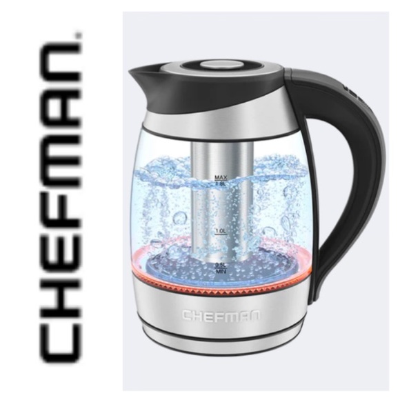 Chefman Kitchen New Chefman 8liter Cordless Glass Electric Kettle